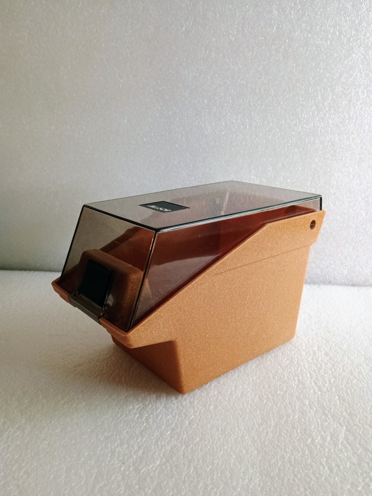 Allsop Brown 3.5 Floppy Disk Plastic Storage Organizer