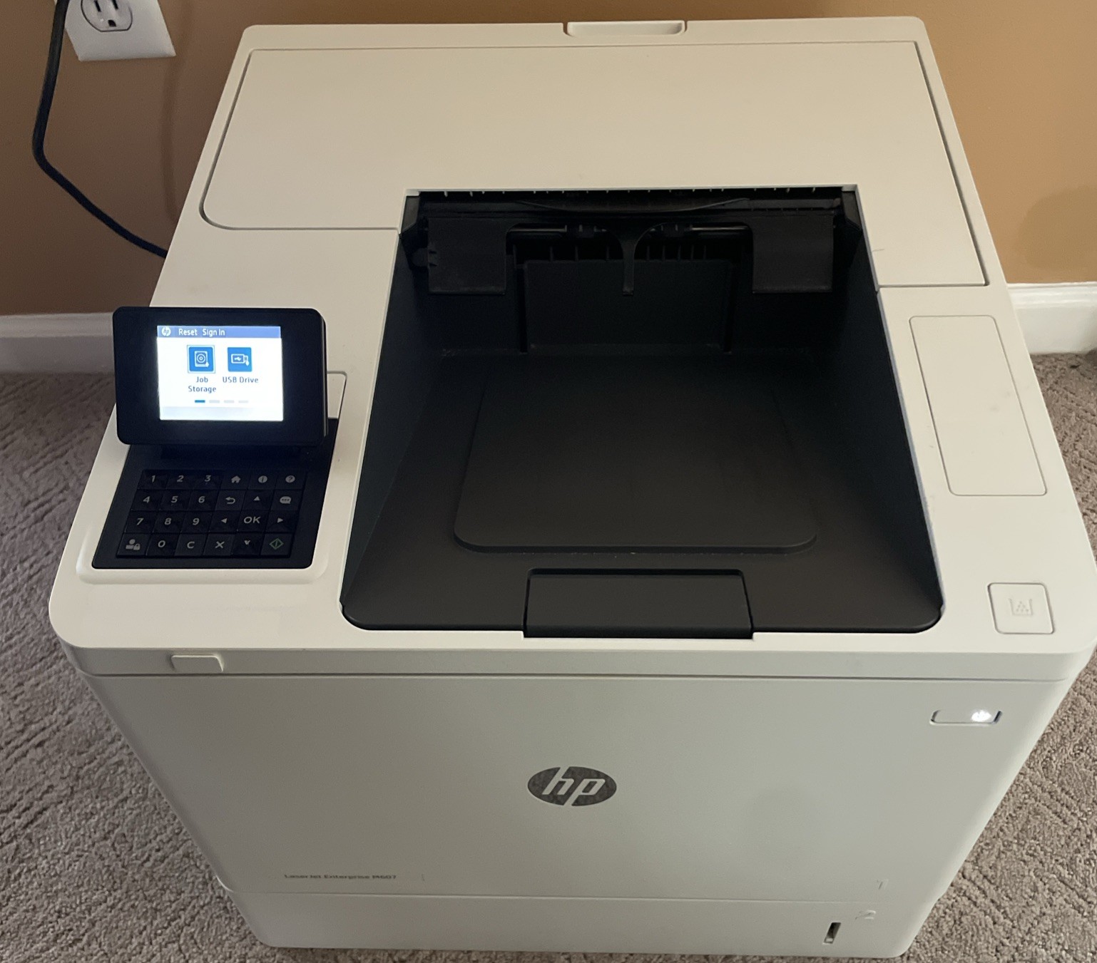 HP LaserJet Enterprise M607n K0Q14A Monochrome Laser Printer with Ethernet