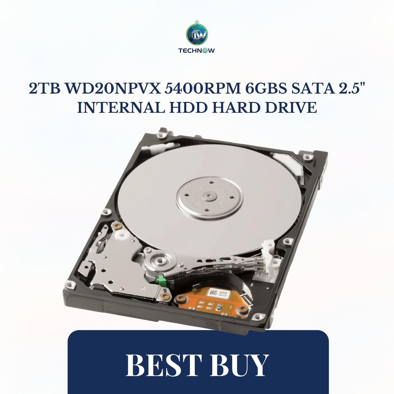 2TB WD20NPVX 5400RPM 6Gbs SATA 2.5" Internal HDD Hard Drive