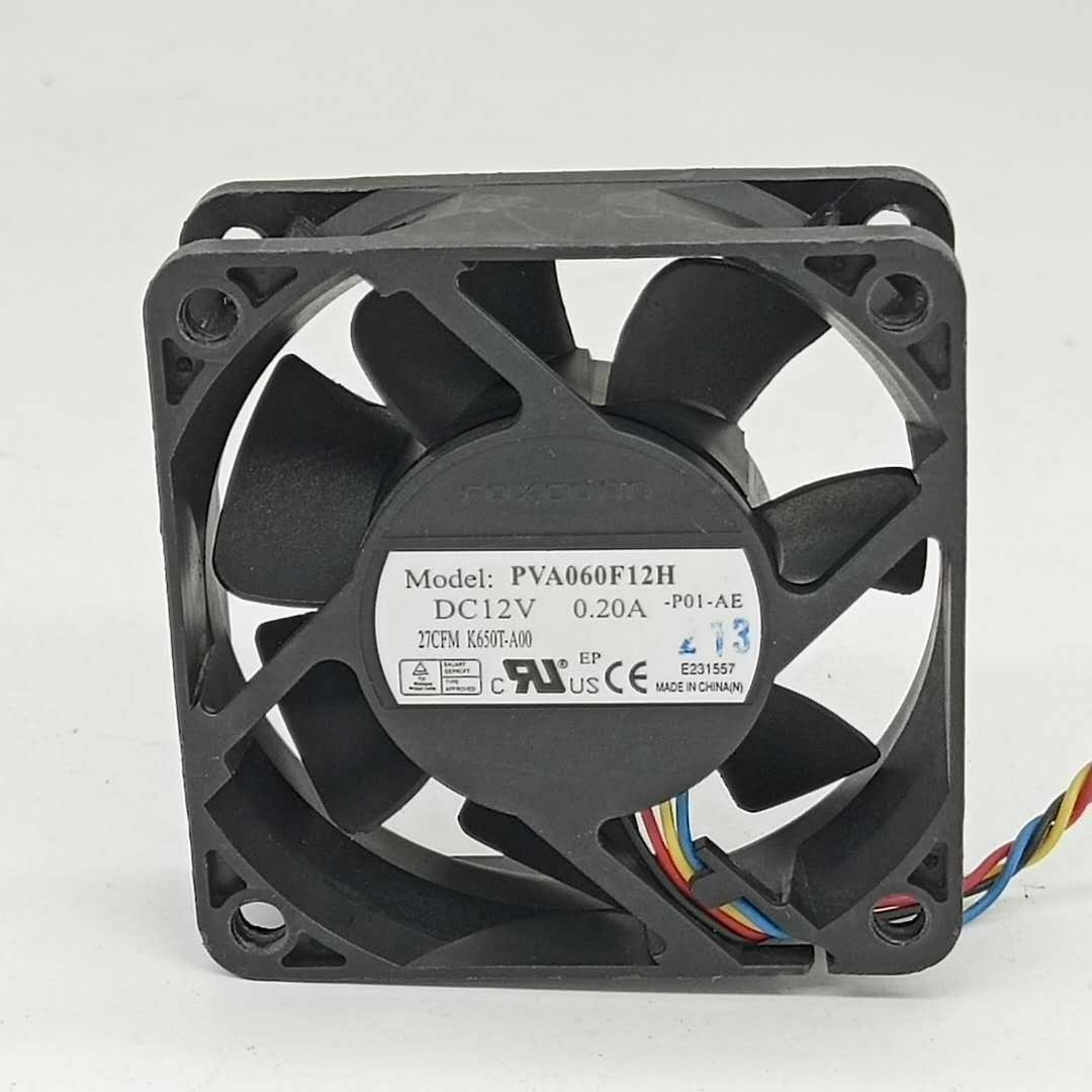 1pc Foxconn PVA060F12H fan 12V 0.20A PWM 6020 4wire 