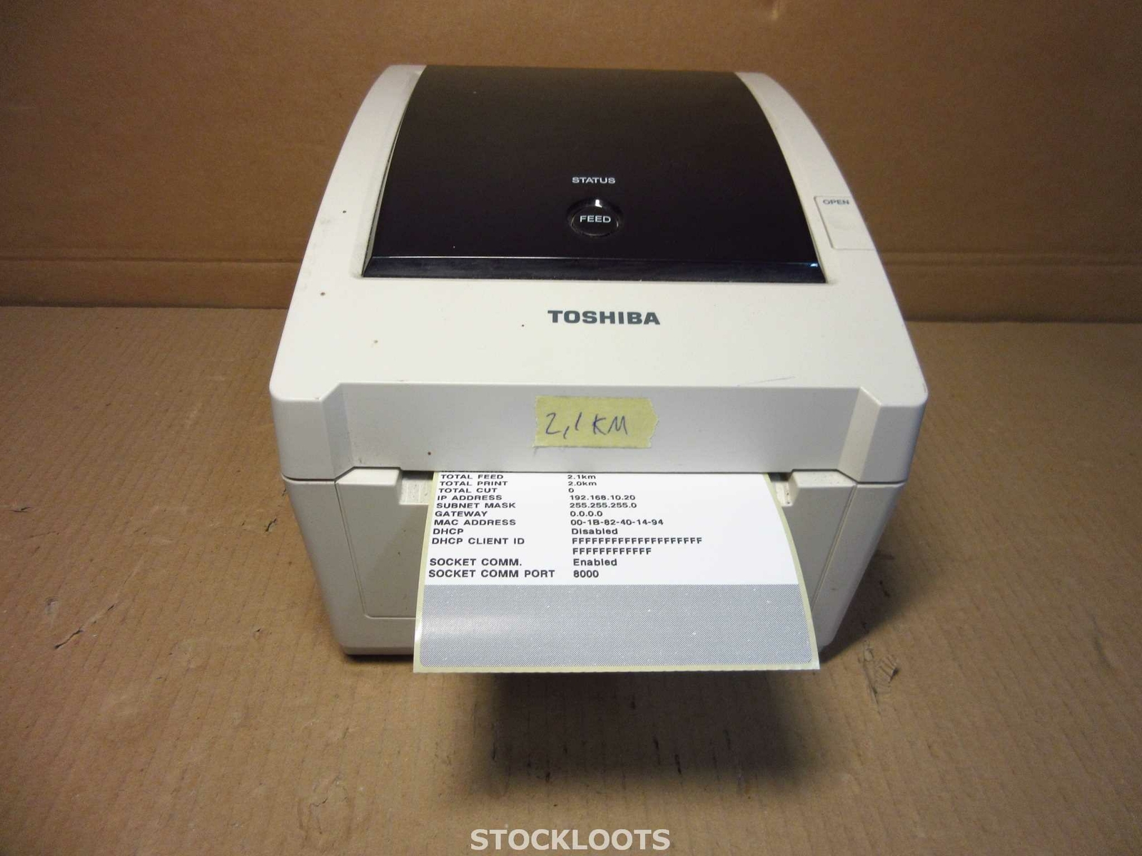 Toshiba TEC B-EV4D Thermal Label Printer LAN 104mm - B-EV4D-GS14-QM-R - 2.1 KM