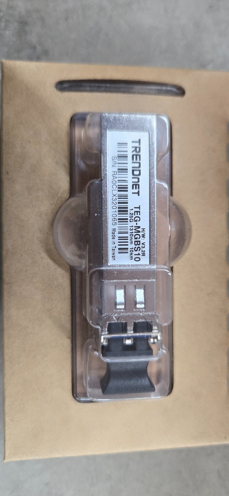 TRENDnet TEG-MGBS10 Mini GBIC Single-mode LX (10KM) Module