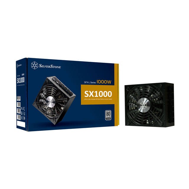 SilverStone SSTSX1000LPT 1000W Fully Modular SFX-L Power Supply Platinum