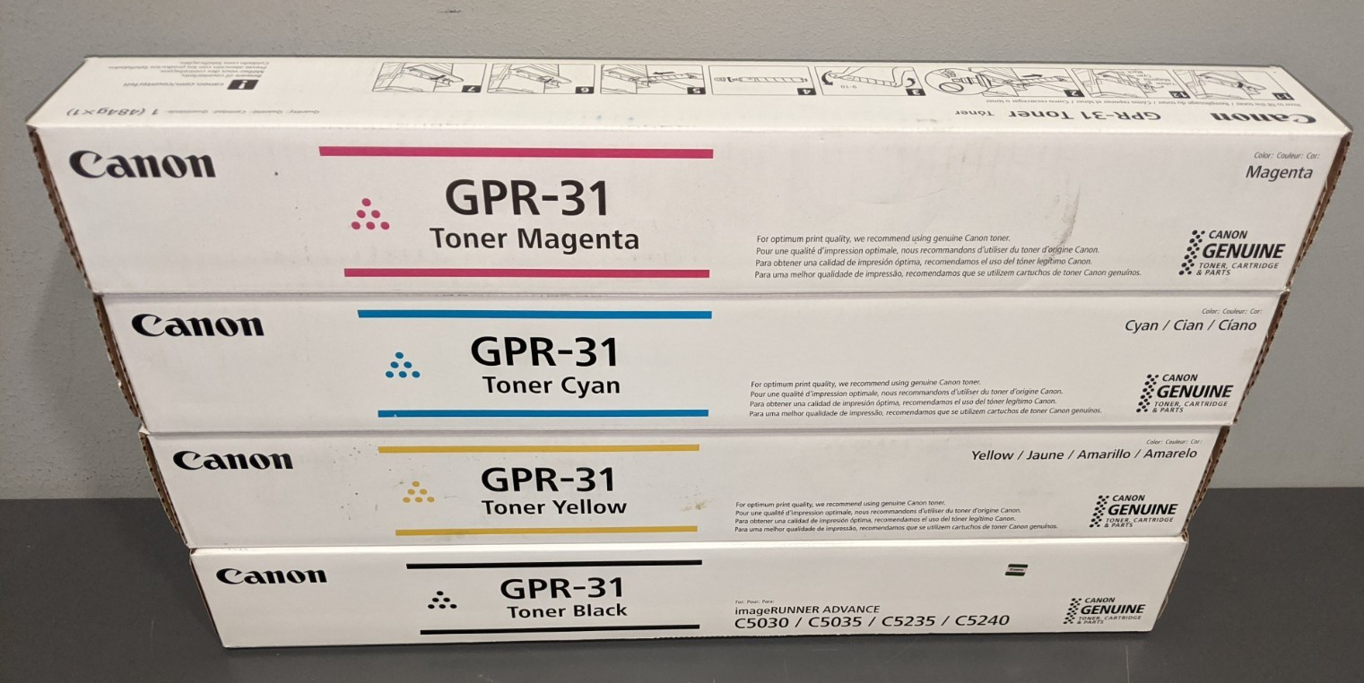Canon Genuine Toner Set GPR-31 - Cyan/Magenta/Yellow/Black