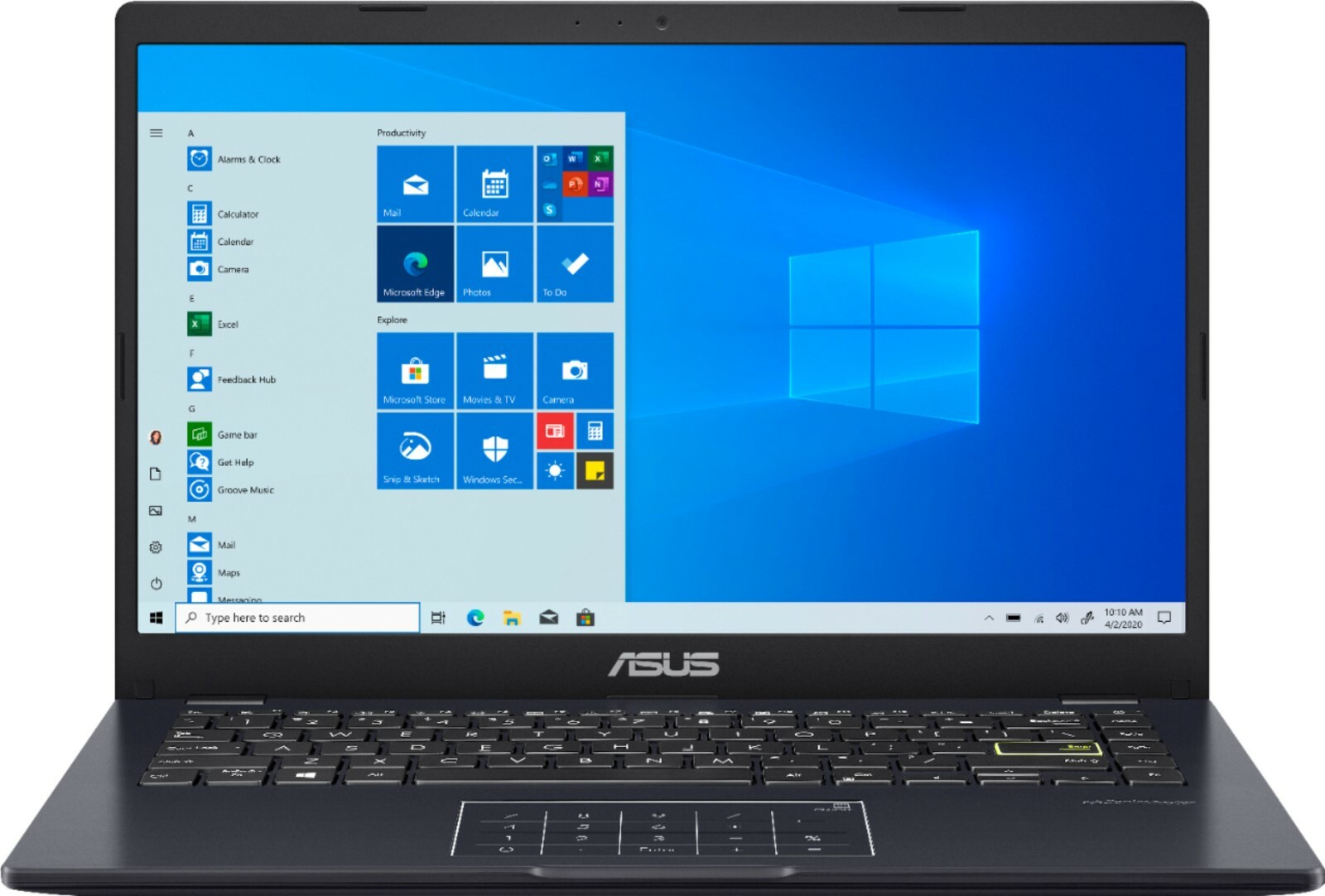 ASUS E410MA-202.BLUE 14" LAPTOP 128 GB SSD 4GB 12HR BATTERY LIFE NEW BEST OFFER 