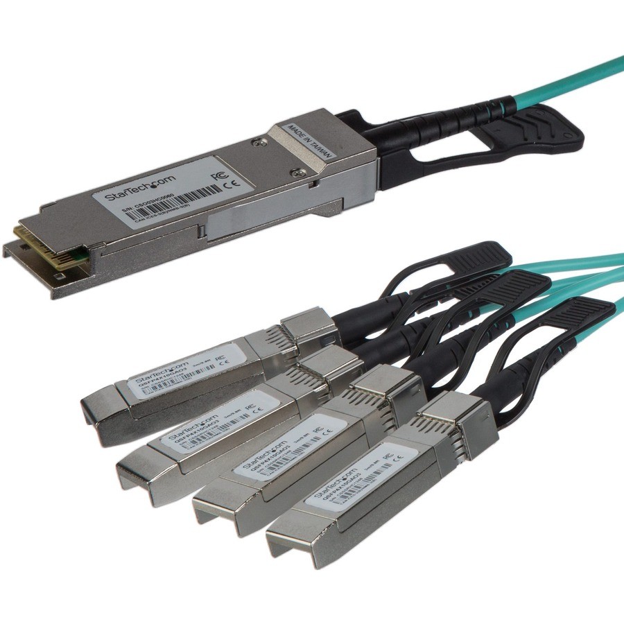 StarTech AOC Breakout Cable for Cisco QSFP-4X10G-AOC3M - 3m 40G 1x QSFP+ to 4x