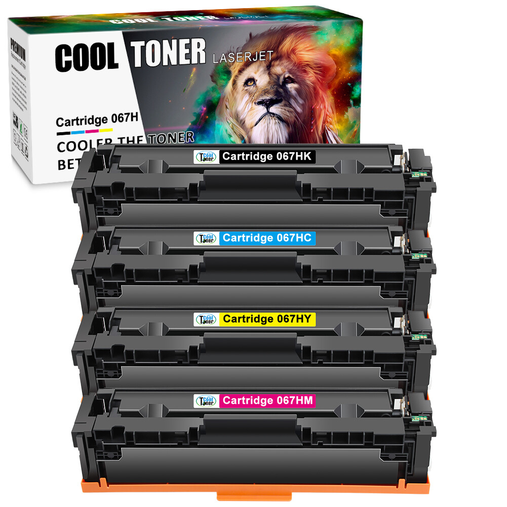 4Packs 067H 067 Toner Cartridge for Canon Color imageCLASS MF656Cdw LBP633Cdw