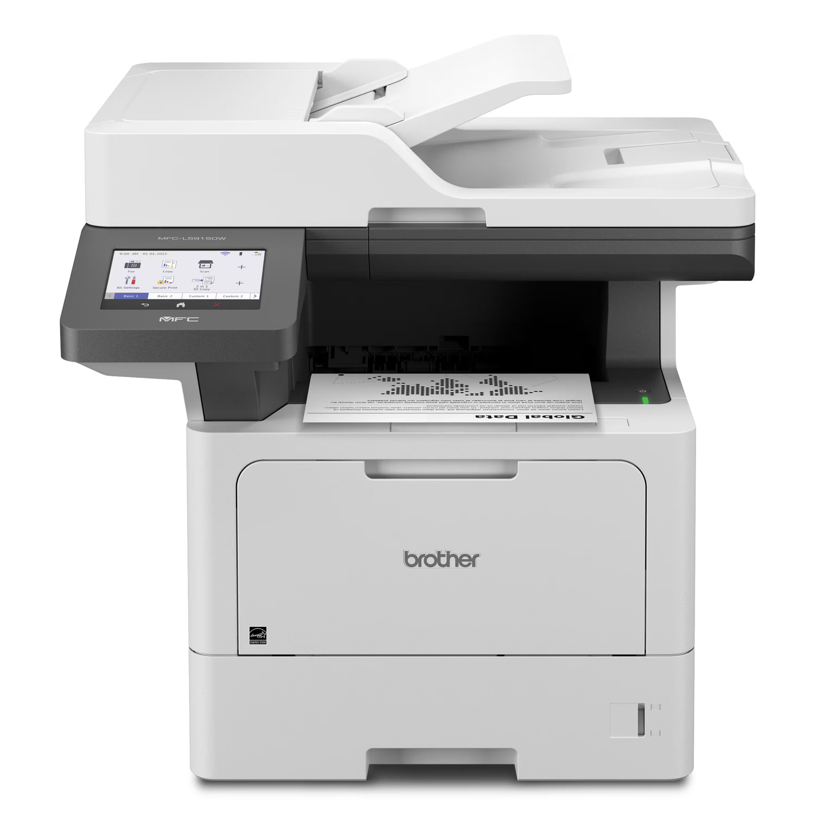 Brother - MFC-L5915DW Wireless Black-and-White All-in-One Laser Printer with ...