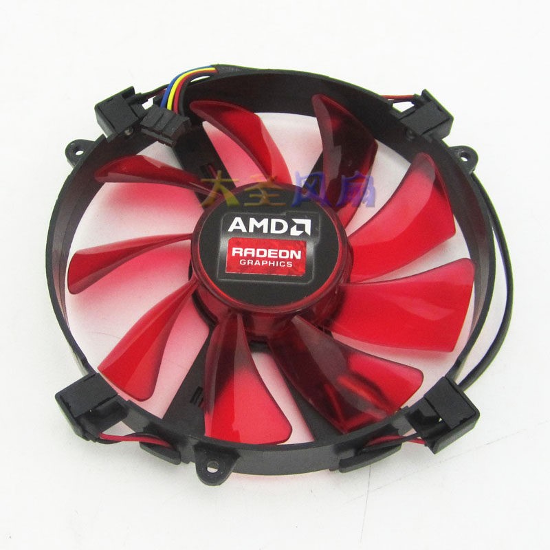 New For AMD R9 295X2 Graphics Card Fan FD9015U12S 0.55A 12V LED illuminated Fan