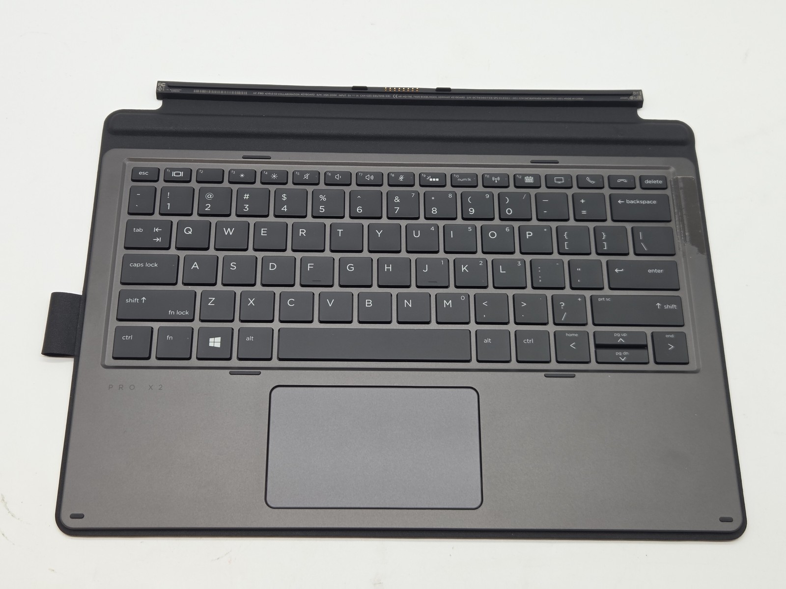 BLACK HP PRO X2 612 G2 COLLABORATION KEYBOARD HSN-D06K 918321 907743