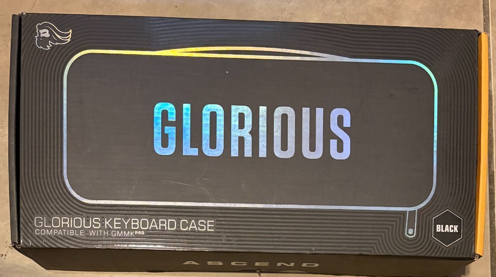 Glorious Gaming Keyboard Storage Carry Travel Case GMMK PRO Black NEW Sealed
