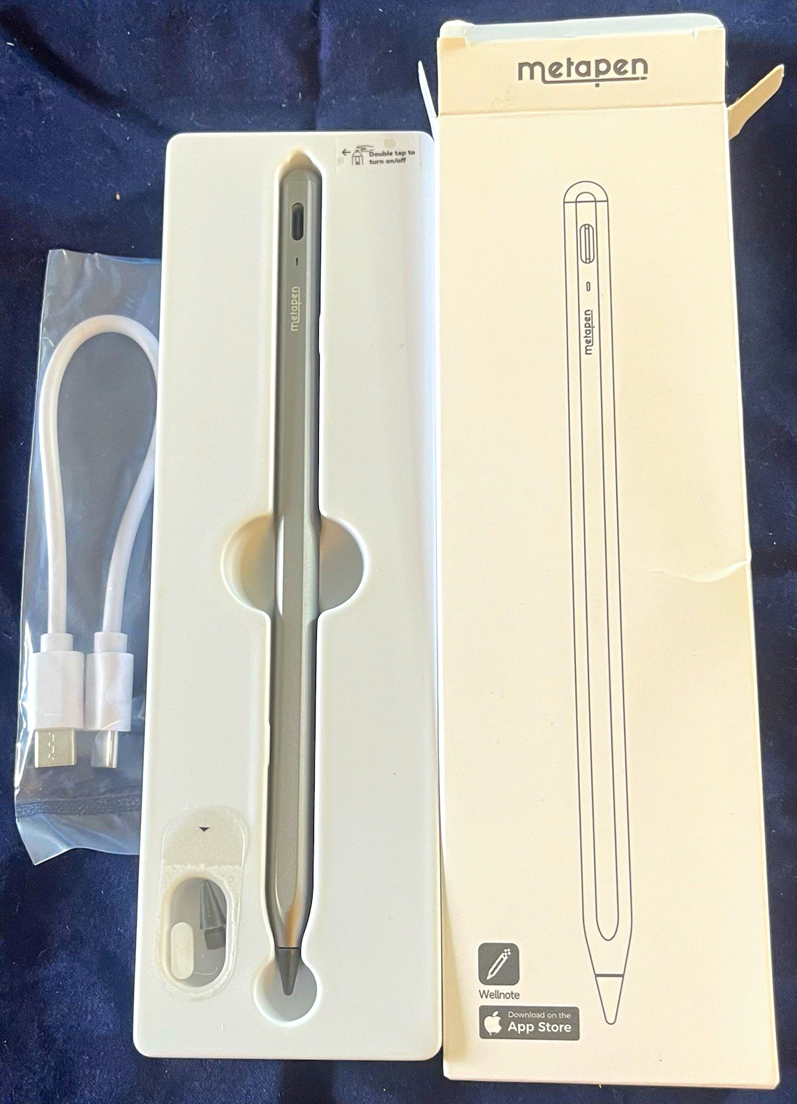 Metapen Pencil A8 Gray Stylus for Apple iPad