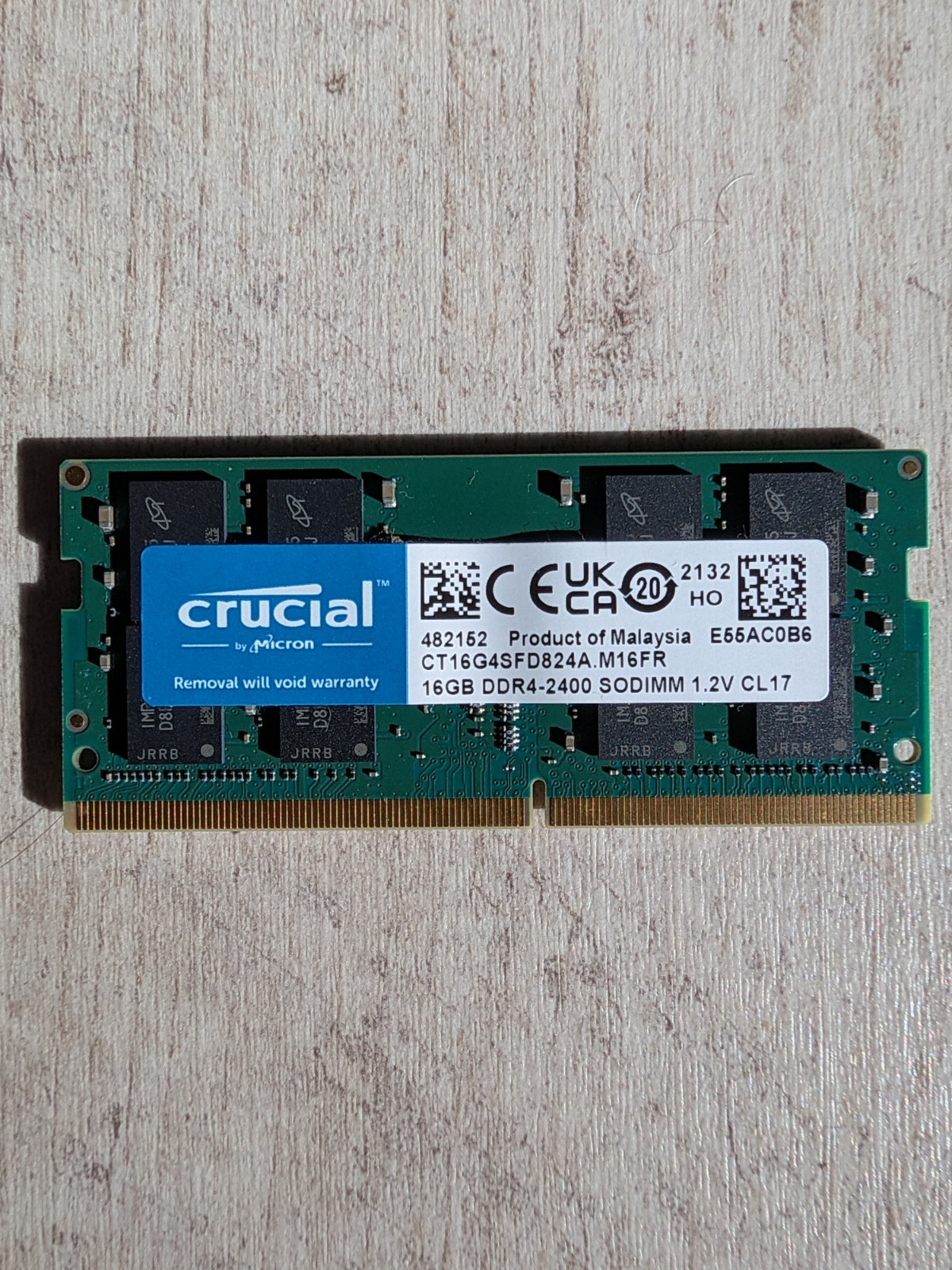 Crucial CT16G4SFD824A 16GB (1x16GB) RAM DDR4 2400MHz CT16G4SFD824A