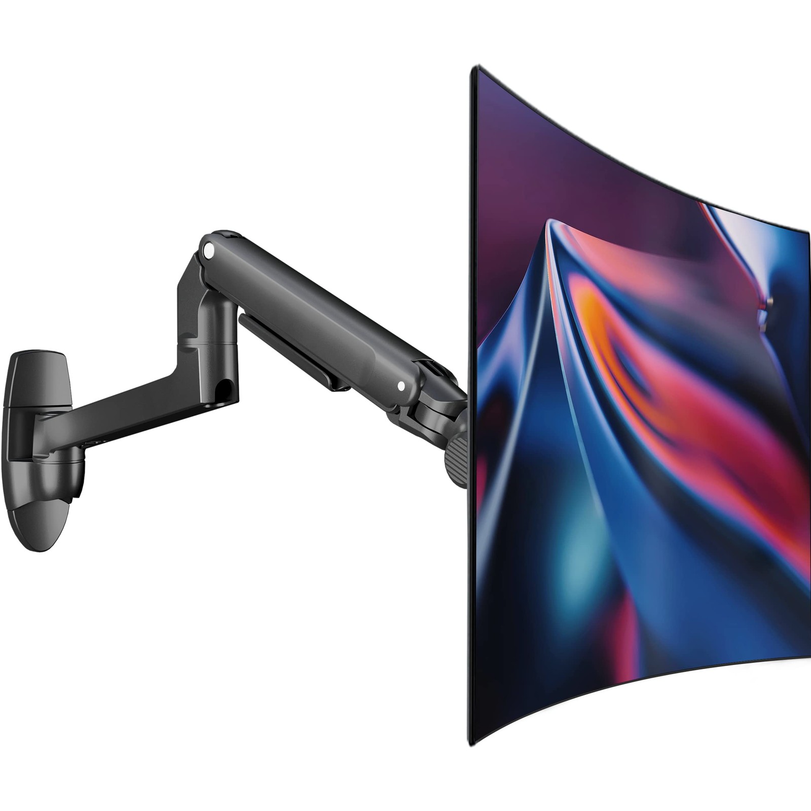 Monitor Wall Mount for Flat or Curved Screens up to 38" Within 25 lbs, Full M...