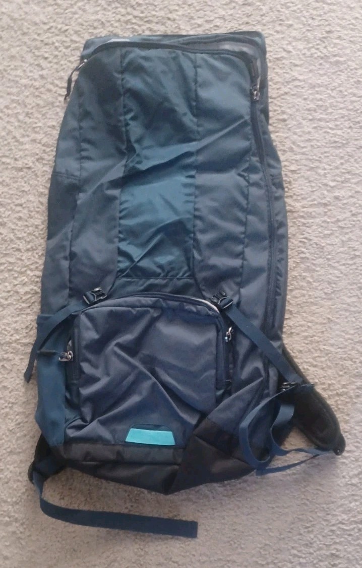 Orben Lonestar Travel Backpack Navy/Mint Laptop + Tablet Backpack Briefcase
