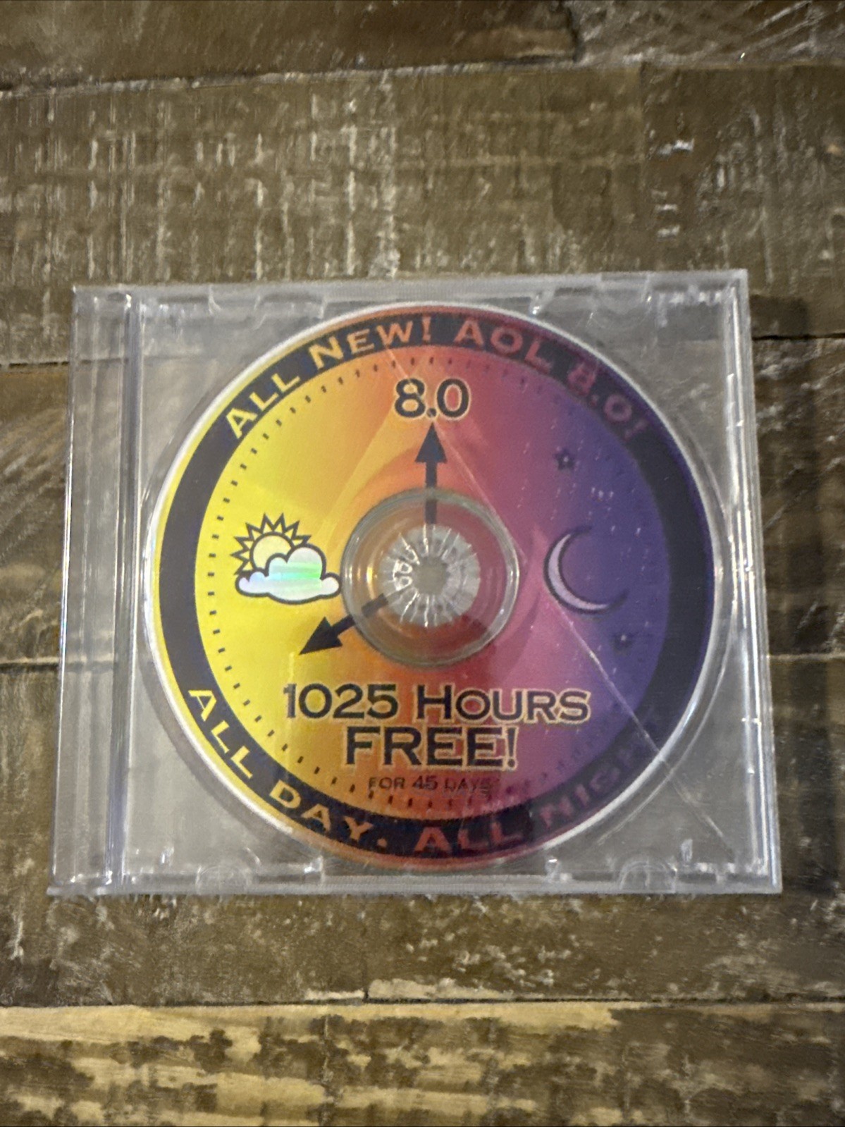 America Online 8.0 1025 Hours Free PC Software