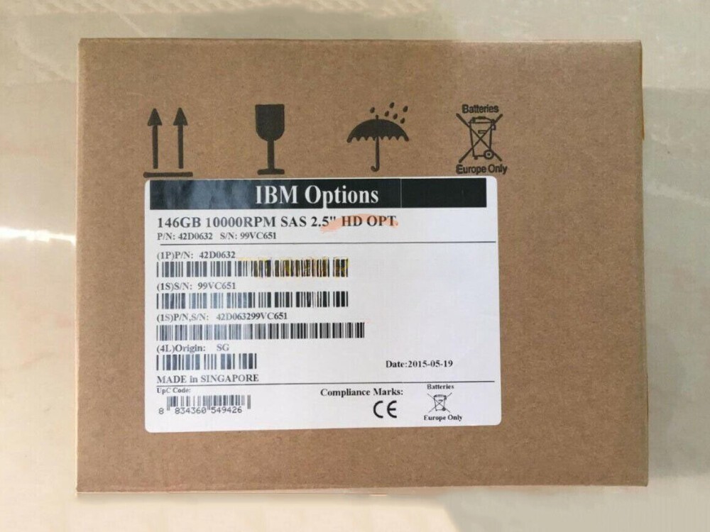 1PC For IBM 42D0632 42D0633 42D0636 146GB 10K 6GBP/s 2.5" SAS HARD DRIVE