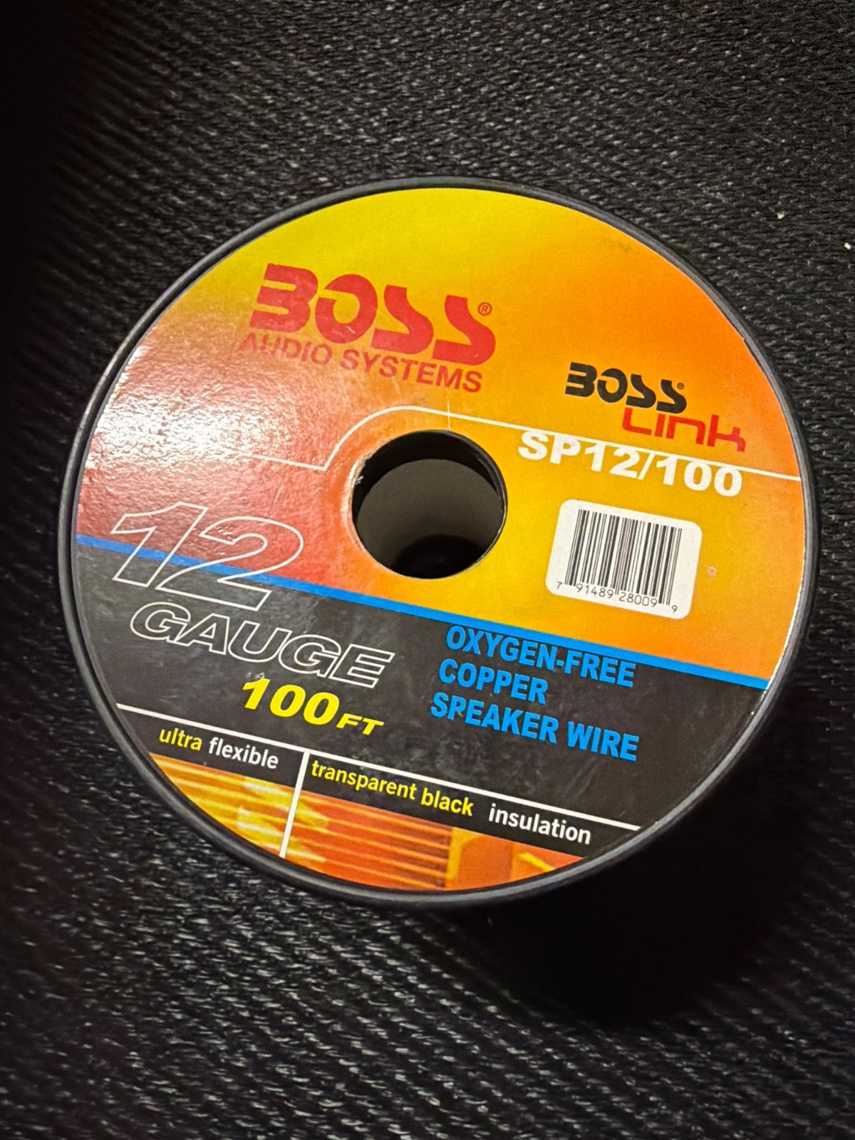 BOSS SP12/100 12 Gauge 100FT Speaker Wire Oxygen-Free Copper Car Audio Cable