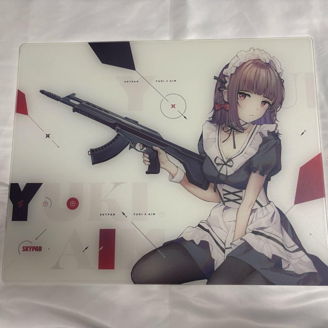 Yuki Aim Skypad 3.0 XL Glass Mousepad High-Precision Gaming Surface USED