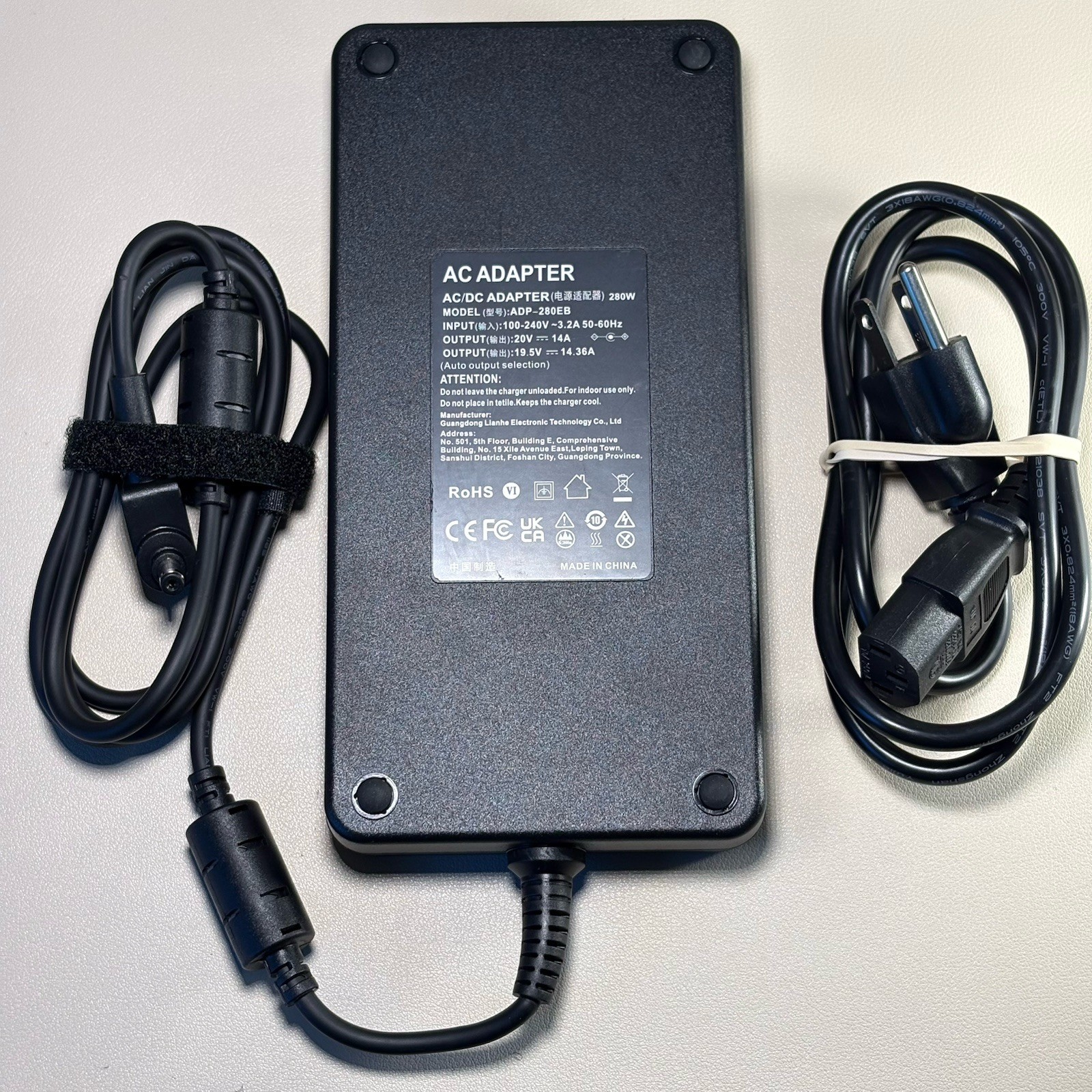 ADP-280EB 280W 19.5V 14.36A Charger Acer Predator Helios Nitro 5.5x1.7mm