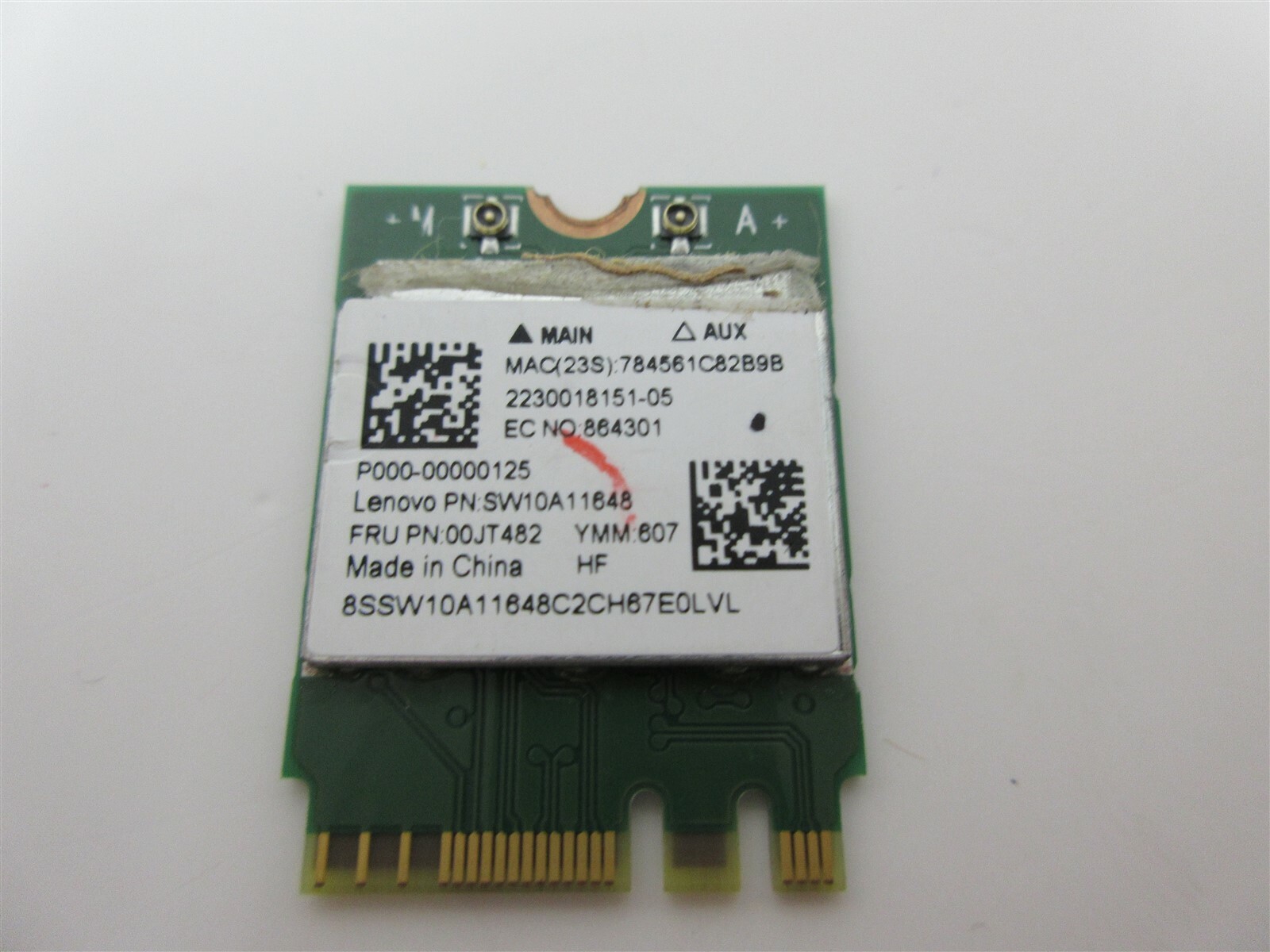 Lenovo Ideapad 110-15IBR 15.6" Genuine Wireless WiFi Card 00JT482 RTL8821AENF