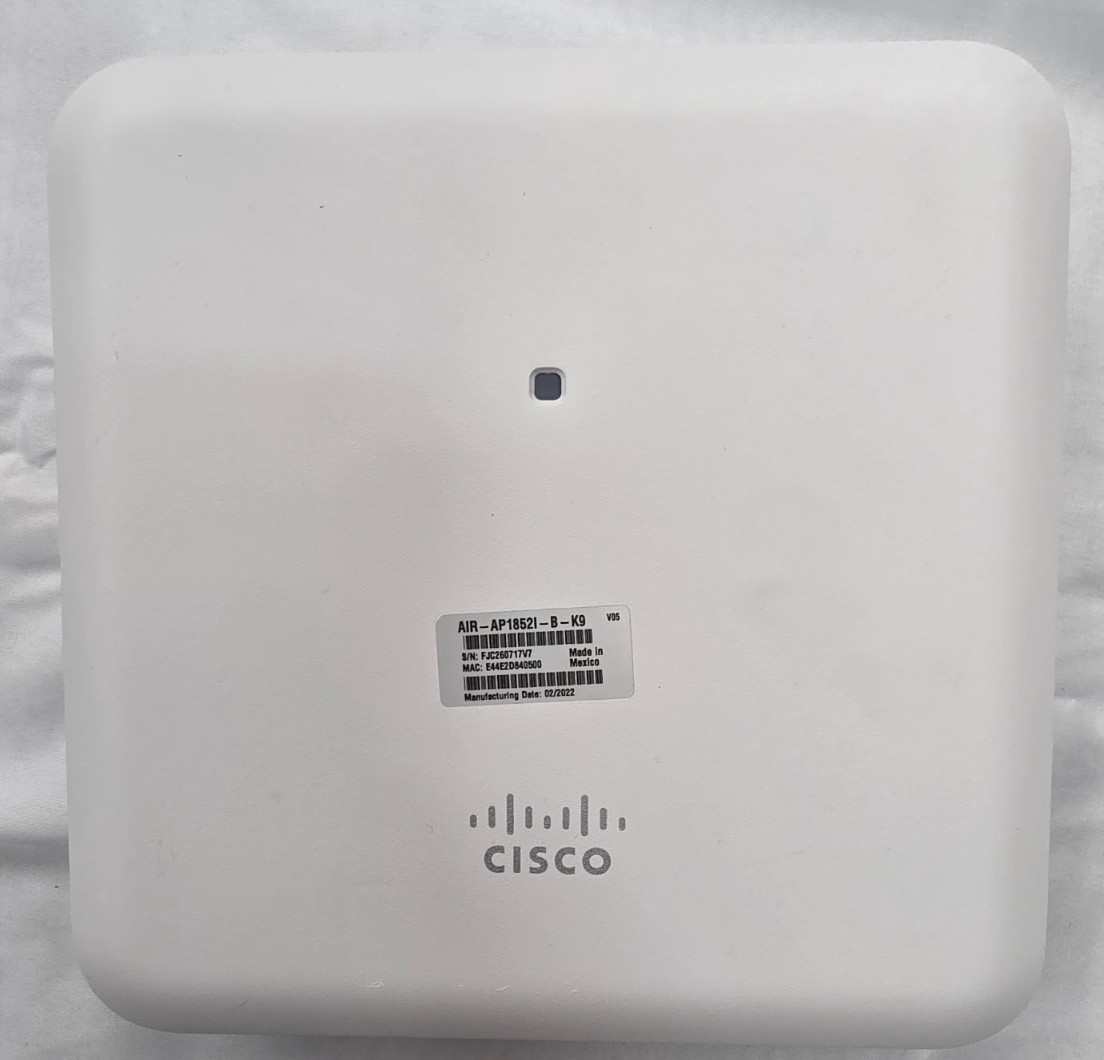 Cisco Aironet AIR-AP1852I-B-K9 802.11ac Dual Band PoE Access Point Wave 2