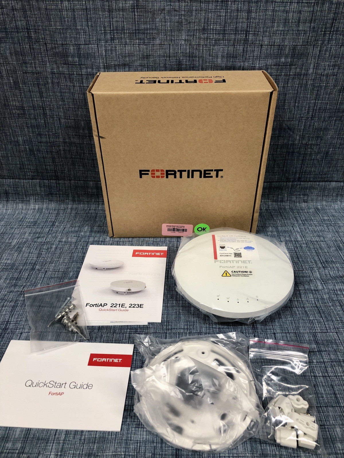 U84791 Fortinet FortiAP FAP221EA 80211ac Wireless Access Point G1N