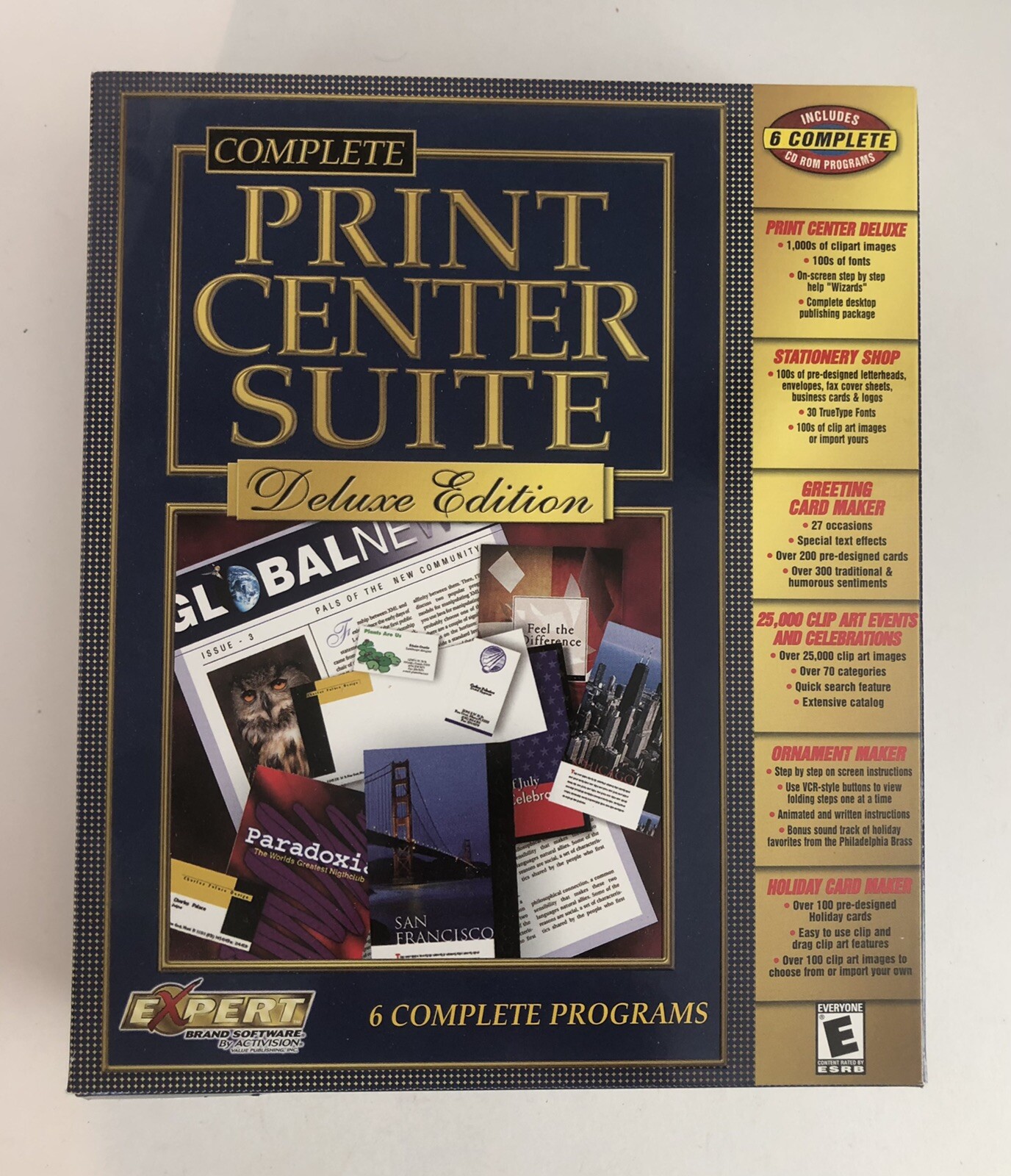 ACTIVISION Complete Print Center Suite Deluxe Edition - Card Maker - NEW SEALED