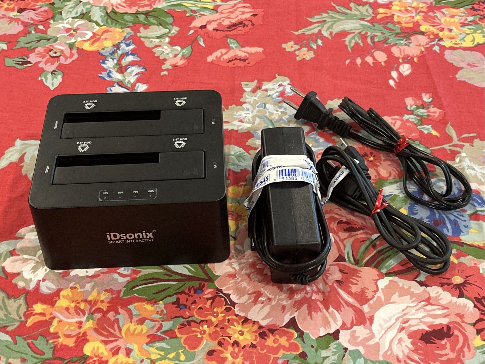iDsonix Hard Drive Docking Station 2 Dual Bay Cloning USB 3.0 SATA III IDD-U3201