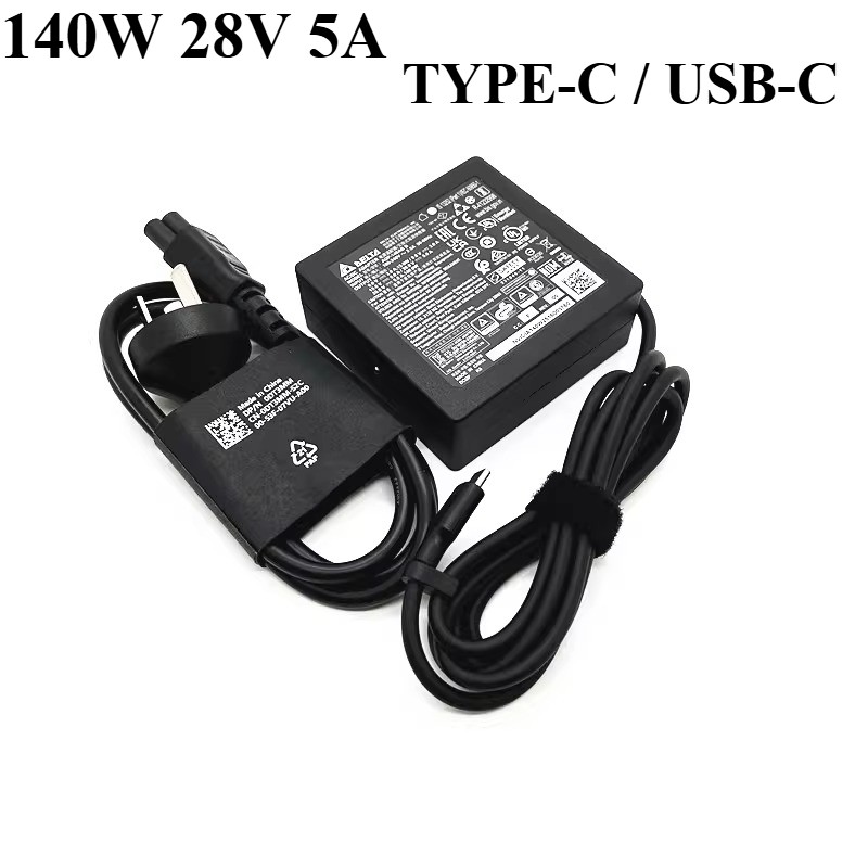 Original 140W 28V 5A Delta TYPE-C Charger USB-C Power Supply AC Adapter