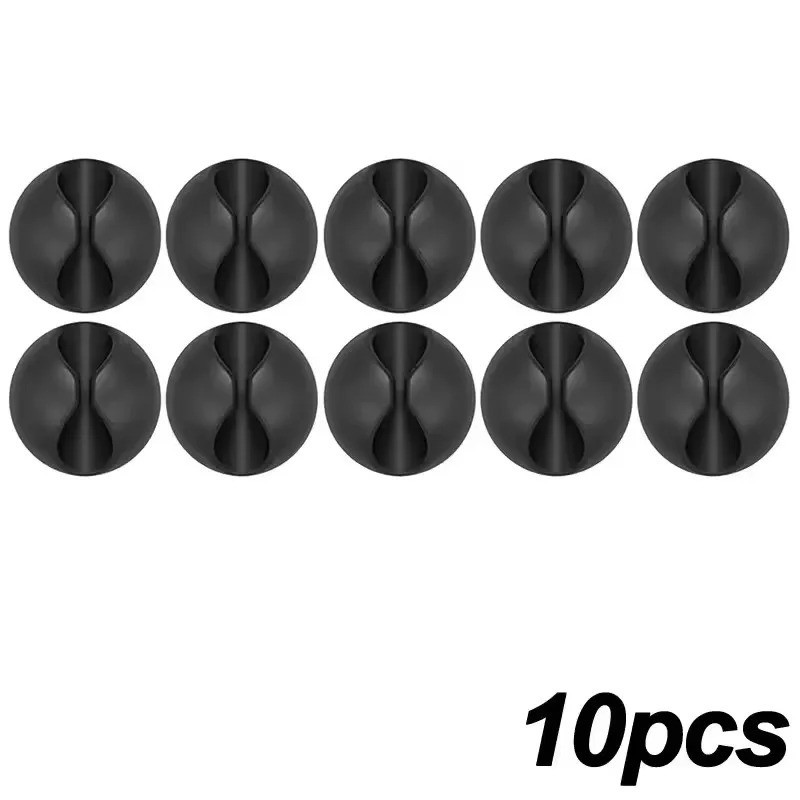 Desktop Cable Holder Clips, Wire Organizer for Cords, Charger & Data Cable Fixer