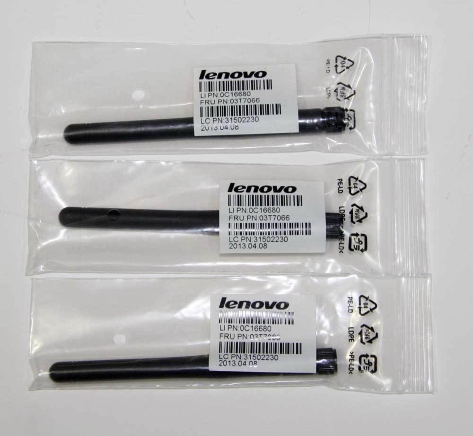 Genuine Lenovo OEM ThinkCentre Tiny PC Dipole WiFi Antenna 03T7066