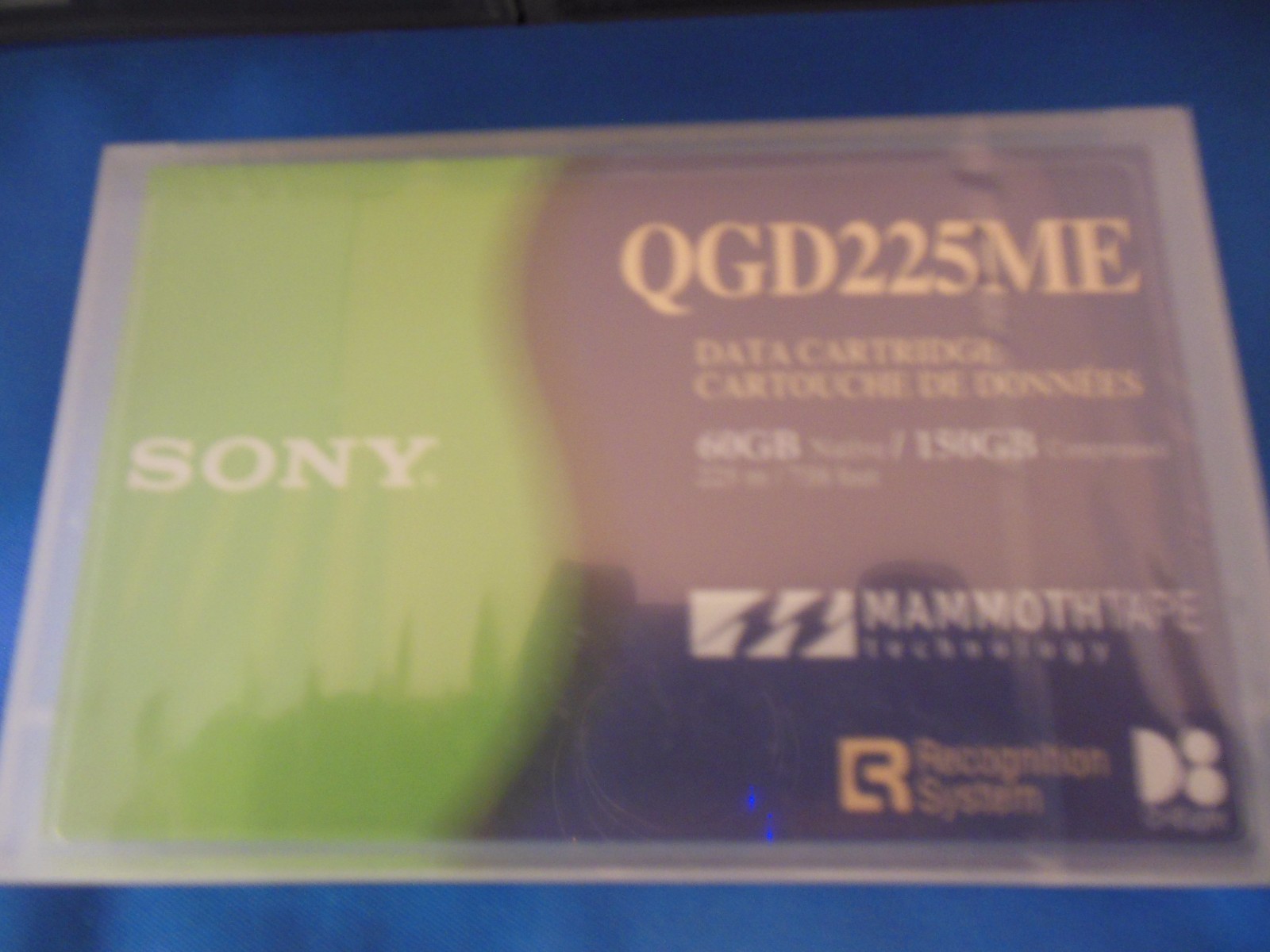  Sony QGD225ME 8mm 225m Mammoth 60GB-150GB Data Tape Cartridge NEW  Sealed 1pk