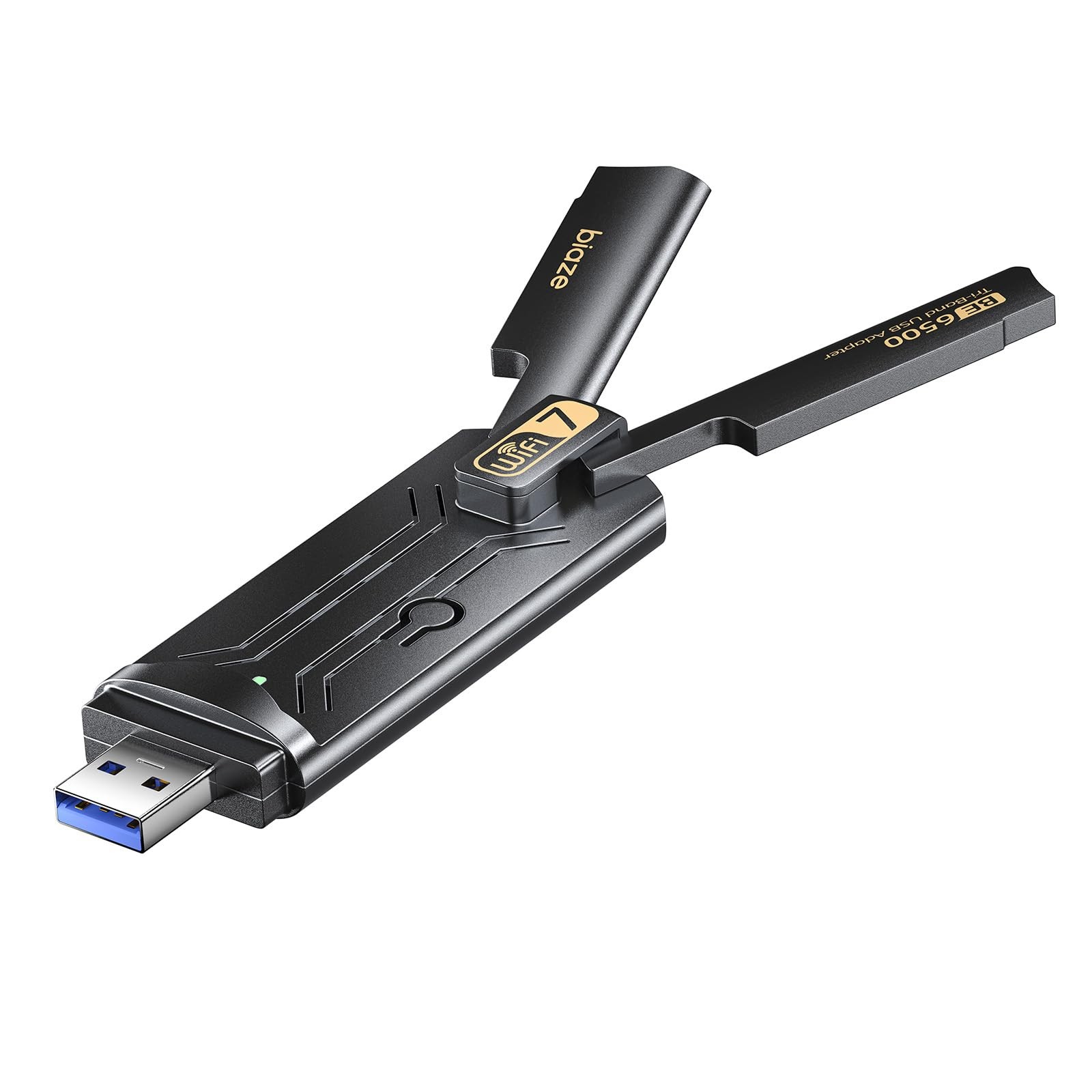 USB Wireless WiFi 7 Adapter for Desktop PC Laptop, Plug and Play, Tri-Band BE...