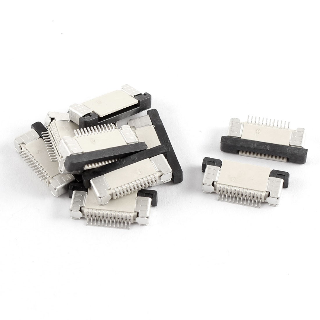 10Pcs Bottom Port 12Pin 0.5mm Pitch FFC FPC Ribbon Sockets Connector