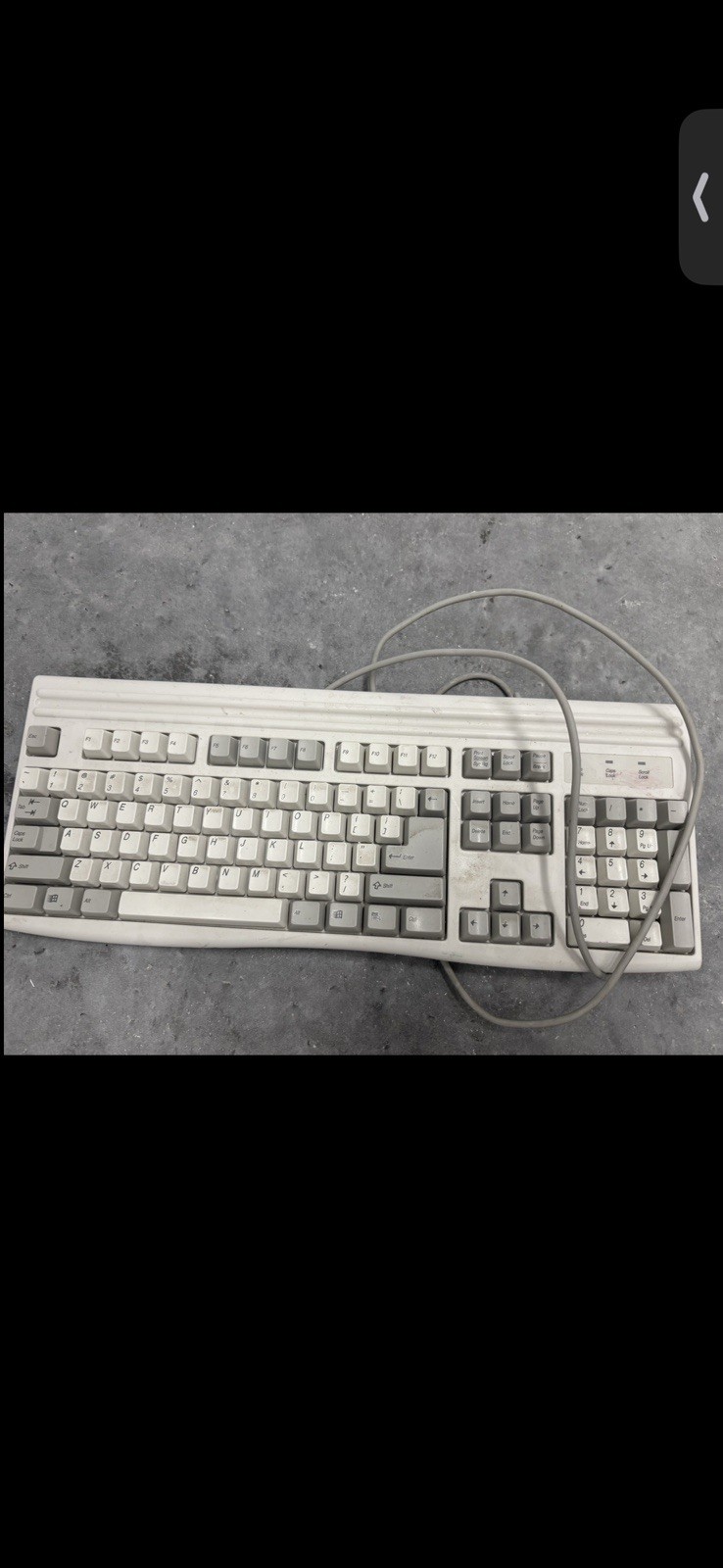 Mitsumi Mechanical KPQ-E99ZC-13 Keyboard Connection Mainframe Clean