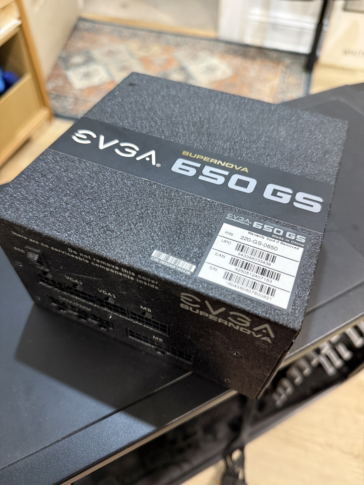 EVGA SuperNOVA 650 GA 80 Plus Gold 650W Power Supply - Tested