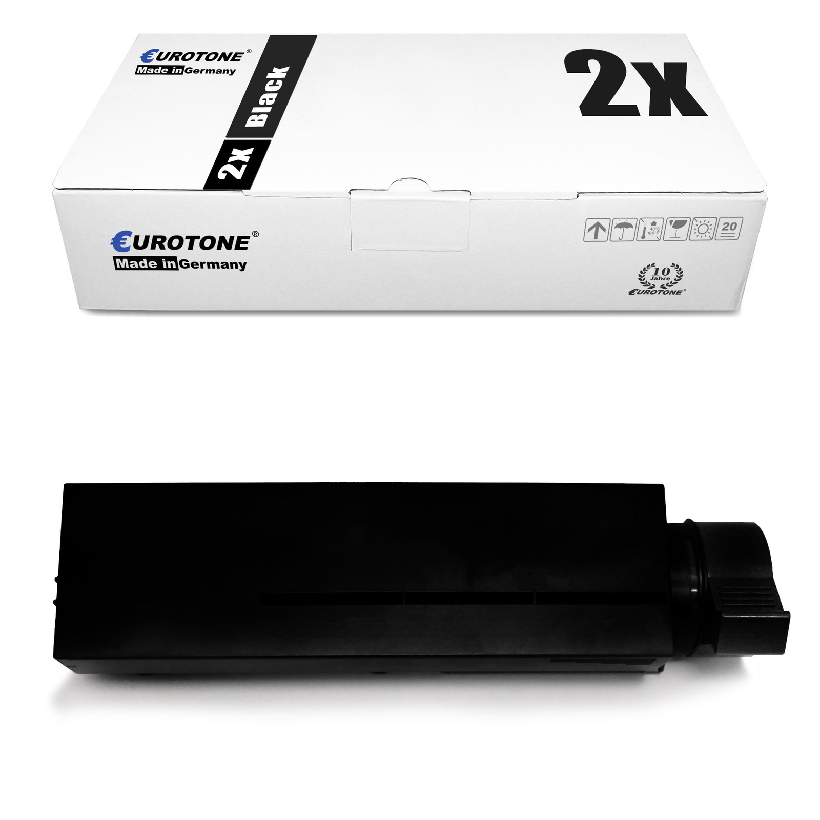 2x XXL Toner for OKI B 431 D DN Plus 44574902 Black