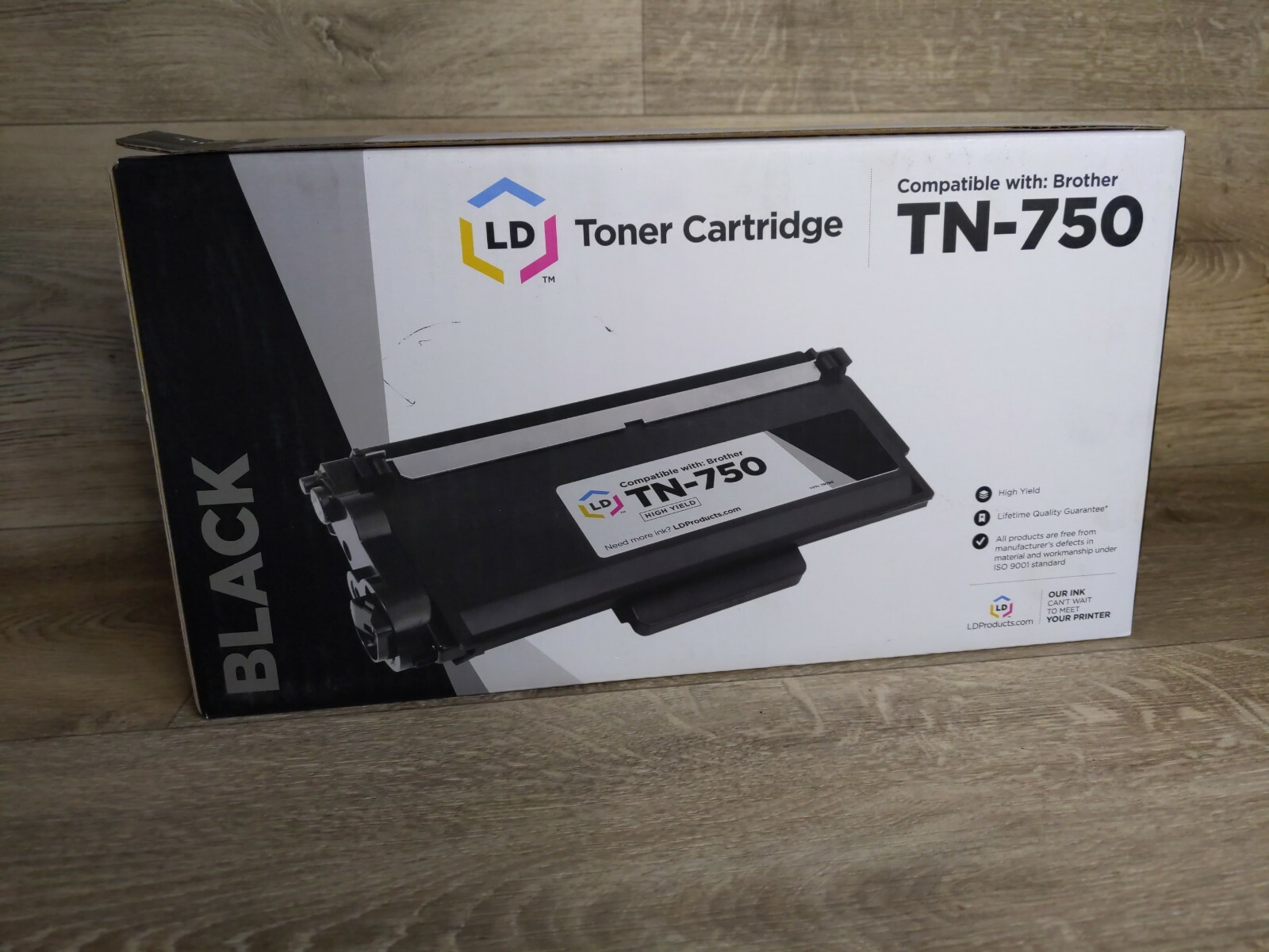 TN750 Black Toner Cartridge Brother new