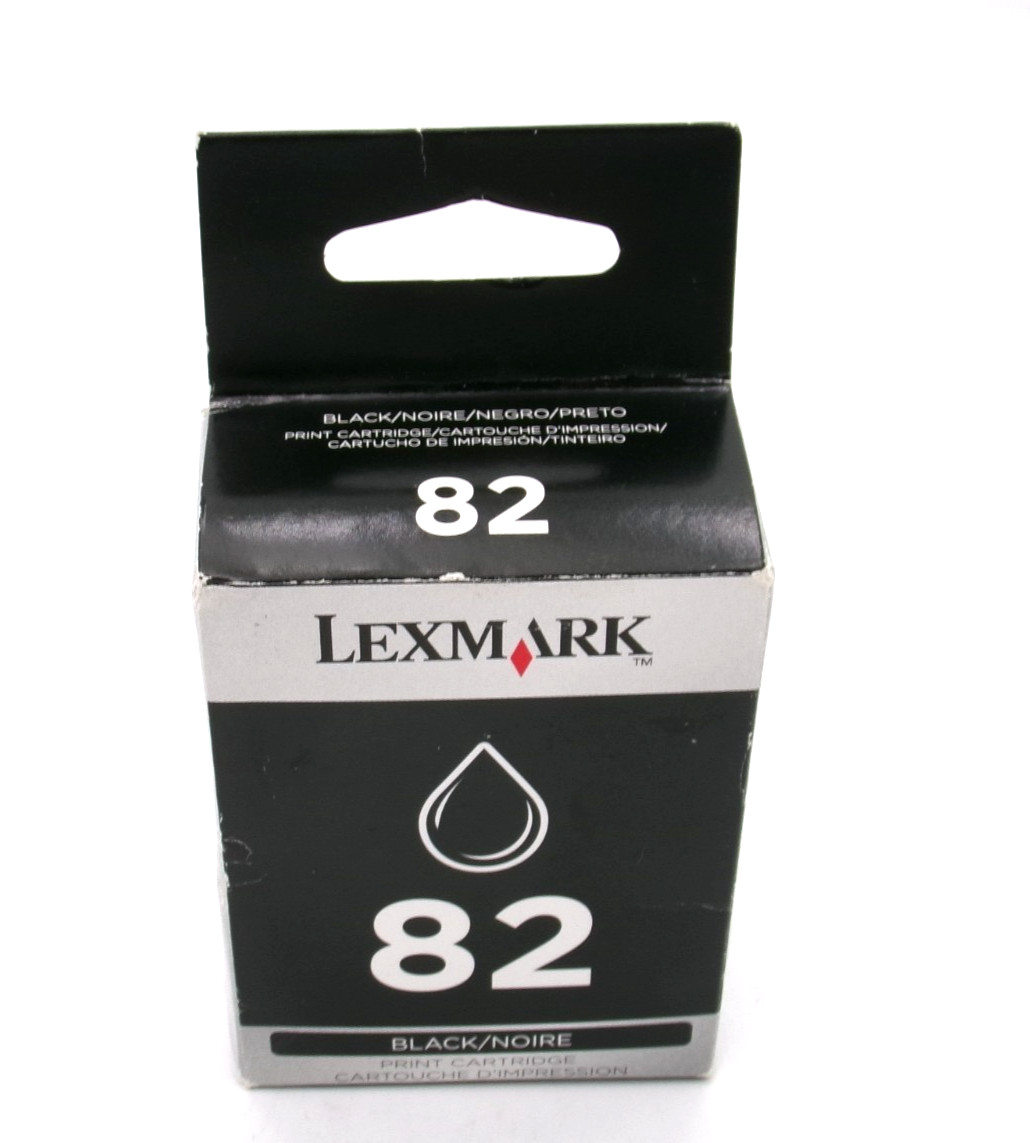 OEM Lexmark 82 Black Ink Cartridge Genuine New for X5100 X6100 Z55 Z65 Printers