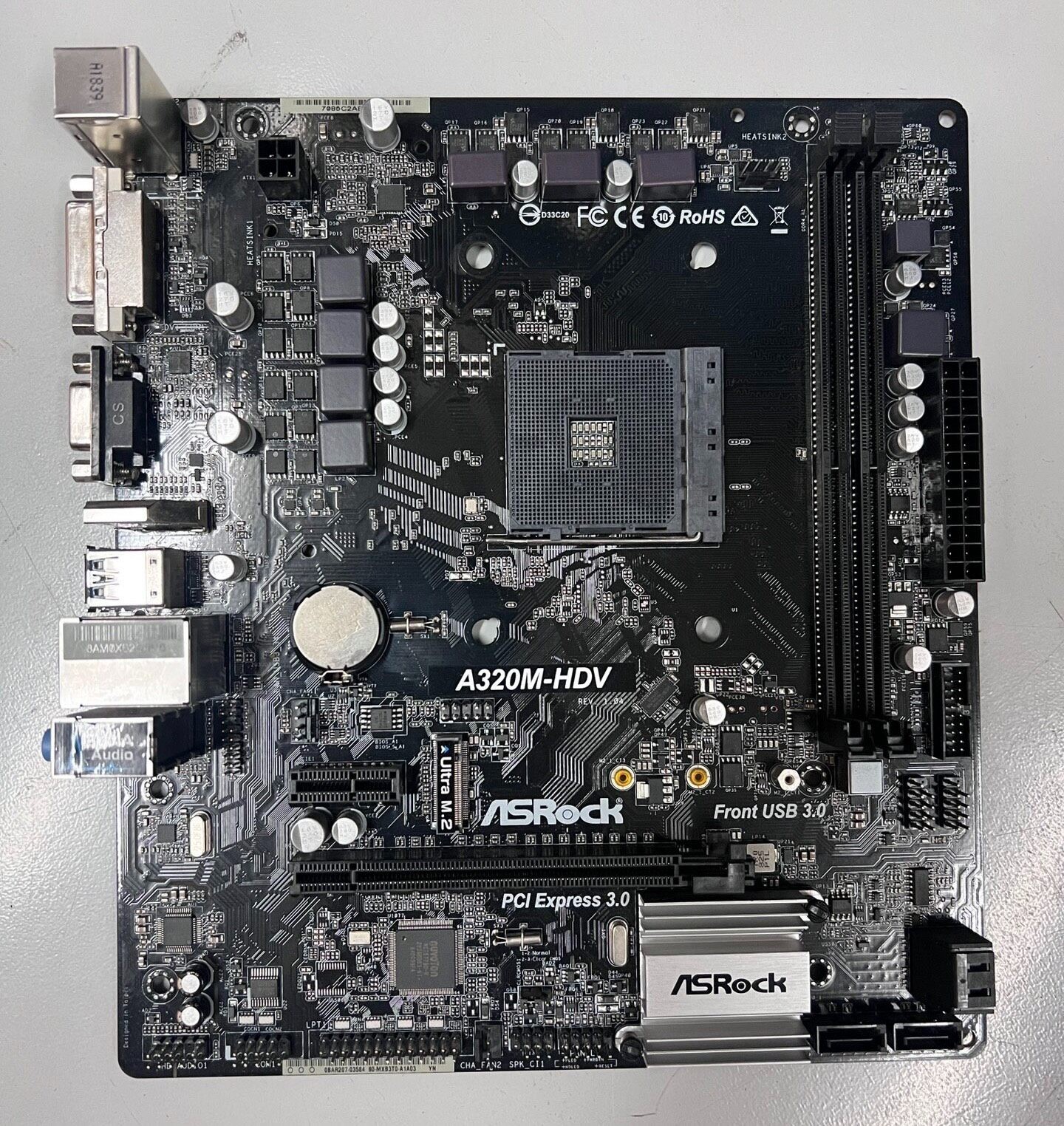 ASRock A320M-HDV/AB350M-HDV AMD AM4 DDR4 M-ATX HDMI DVI VGA Desktop Motherboard