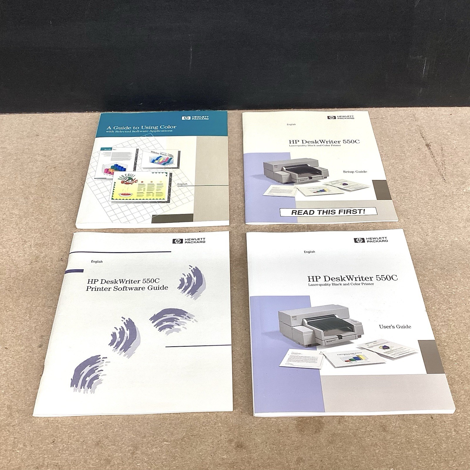 Vintage HP DeskWriter 550C Printer Manuals & Guides