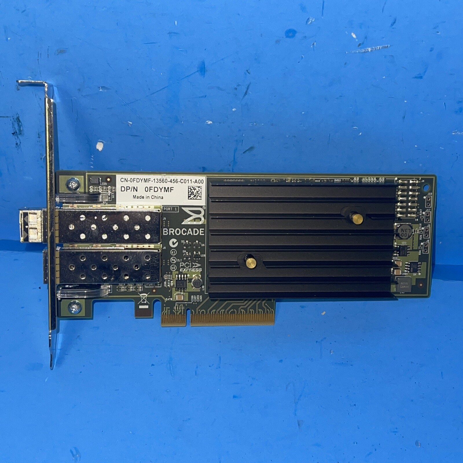 Dell Brocade 0FDYMF CN-0FDYMF-13560-22F-C006-A00 PCI-e 2.0 DUAL PORT 1020