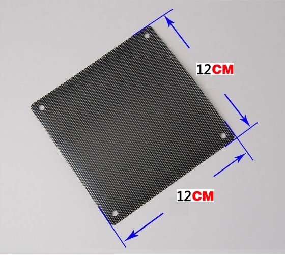 120mm Computer PC Dustproof Cooler Fan Case Cover Dust Filter Mesh with 4 screws