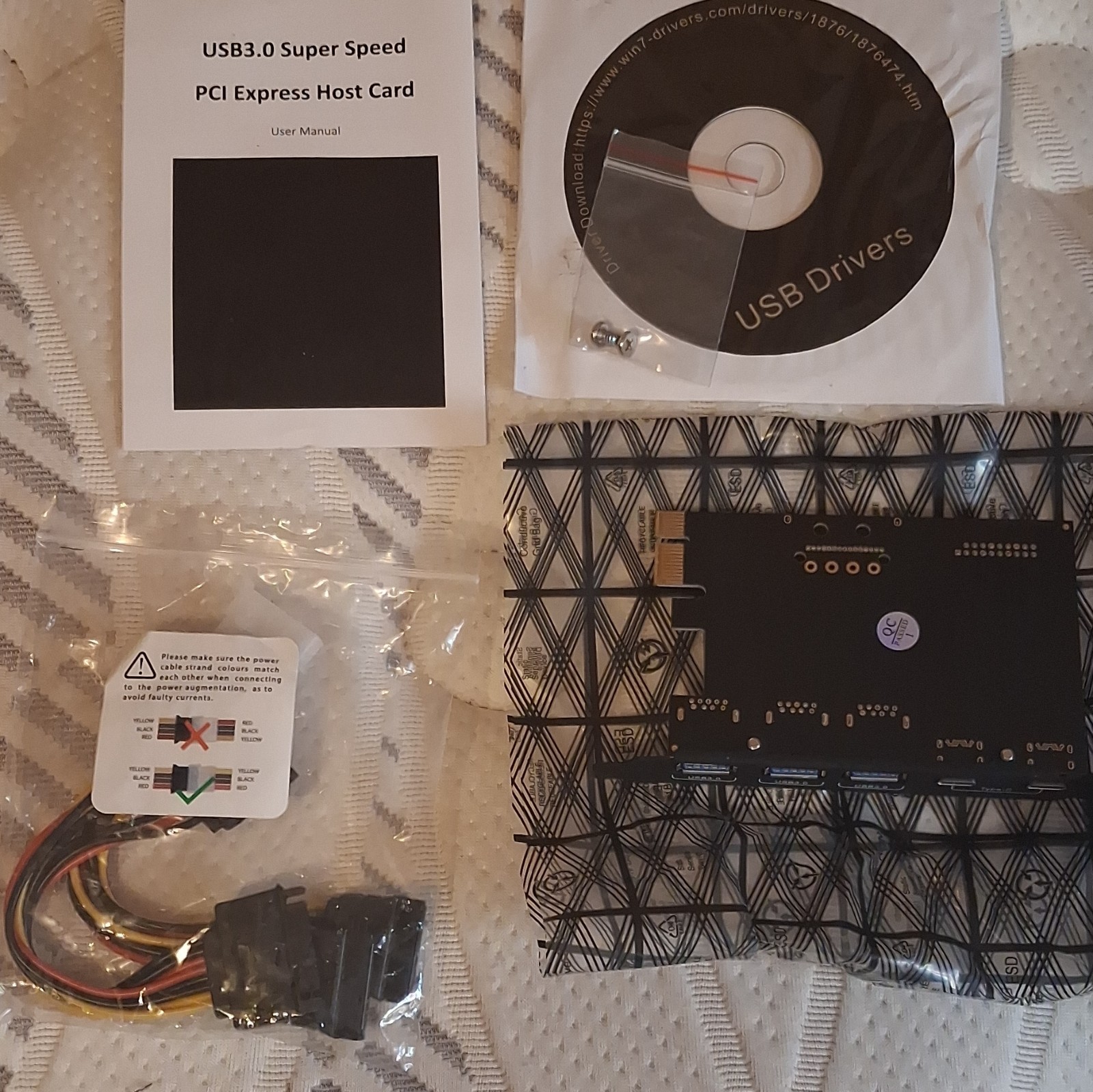YEELIYA 3A2C PCIe USB 3.0 Host Card 5-Port (3x USB-A, 2x USB-C) 10Gbps
