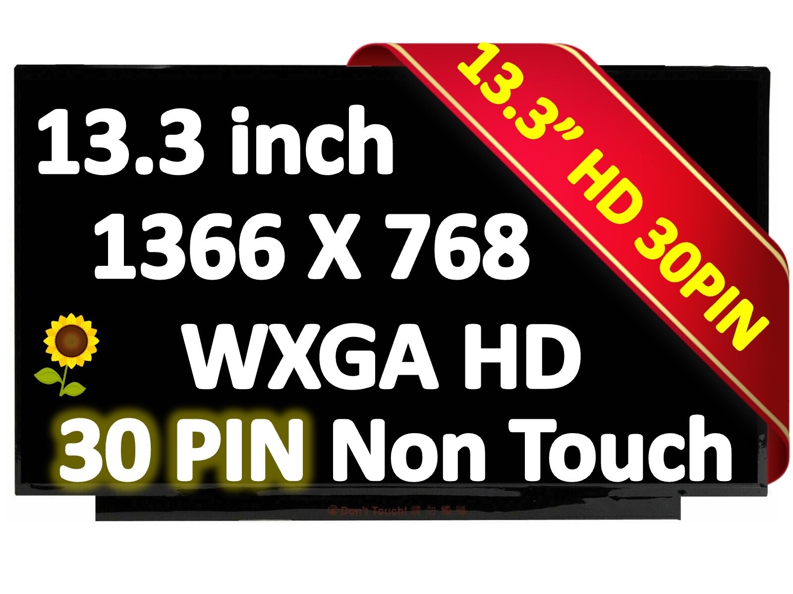 13.3" HD MATTE AG DISPLAY SCREEN PANEL IBM LENOVO FRU SD10S72065