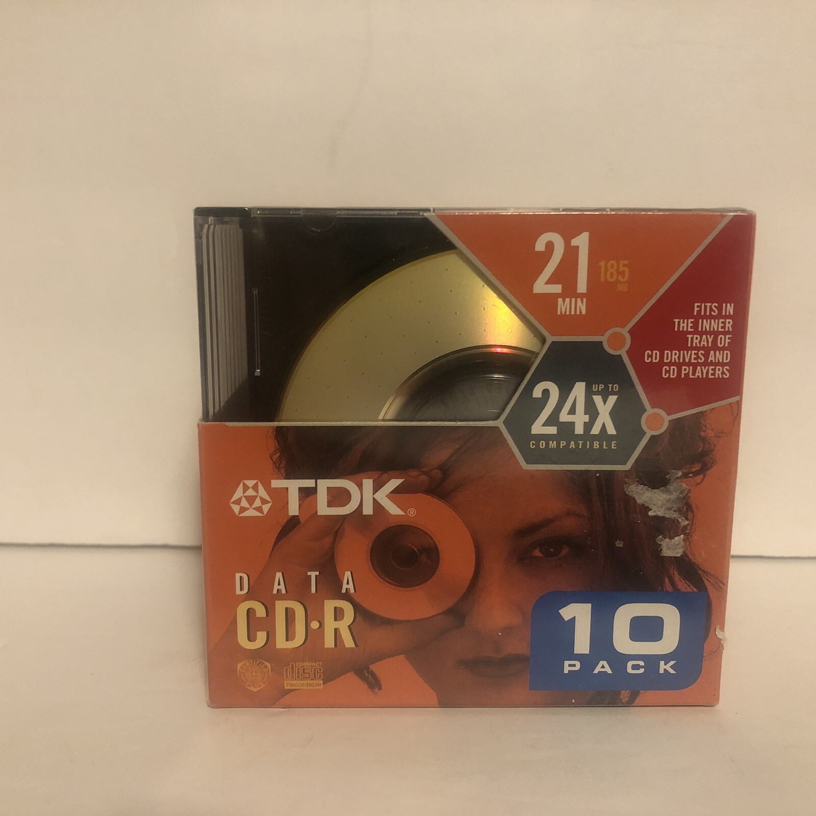 TDK Data CD-R Disc 21 Min CD-RW Digital Cameras MP3 Computers 10-Pk New