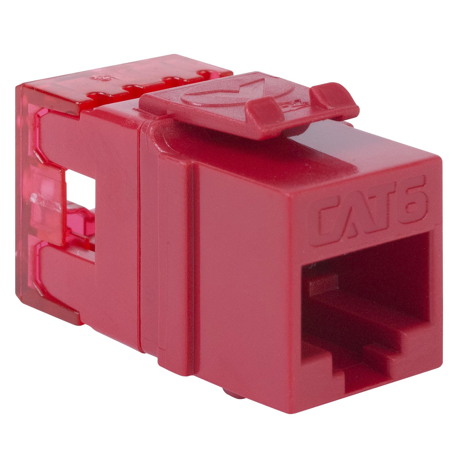 ICC CAT6 Keystone Jack with Slim Profile 180 Degree Punch Down, RJ45 UL Listed