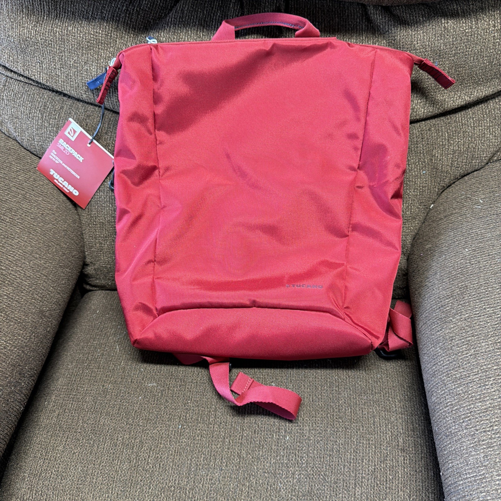 Tucano Backpack Mizo For MacBook & Notebook. Milano Italy NWT