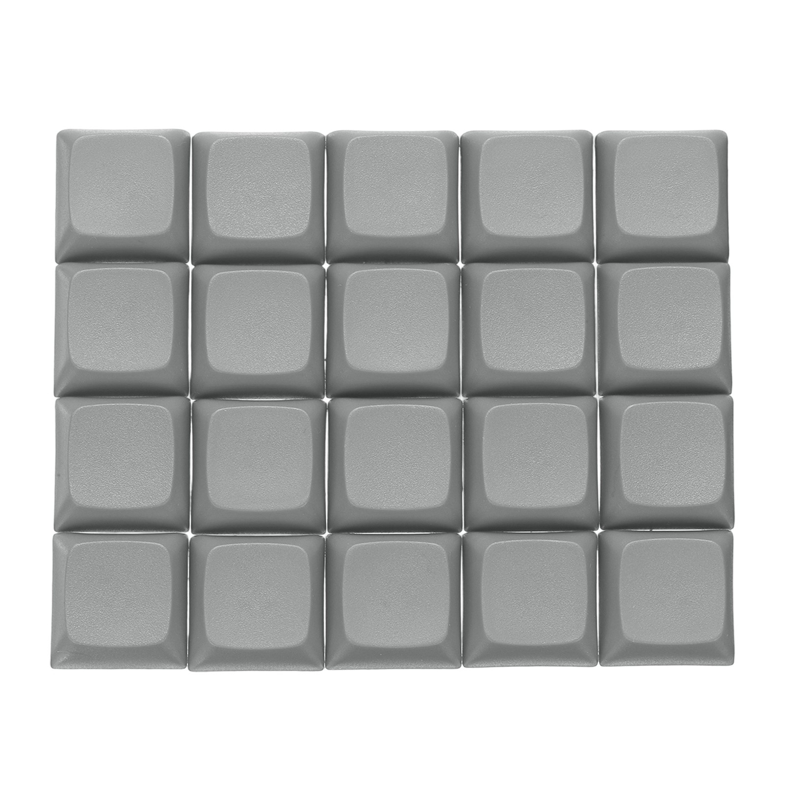 20Pcs PBT Keycap Set Mechanical Numeric Keypads for Keyboard Gray